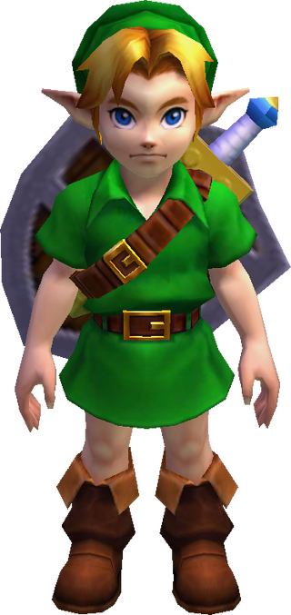 THE LEGEND OF ZELDA OCARINA OF TIME - YOUNG LINK TO ADULT LINK IN