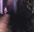 Kafei running past Link in Majora's Mask