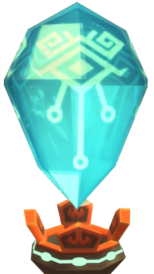 A Timeshift Stone from <i>The Legend of Zelda: Skyward Sword</i>. Image from the Zelda Wiki.