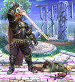 Ganondorf with the Sword in Super Smash Bros. Brawl