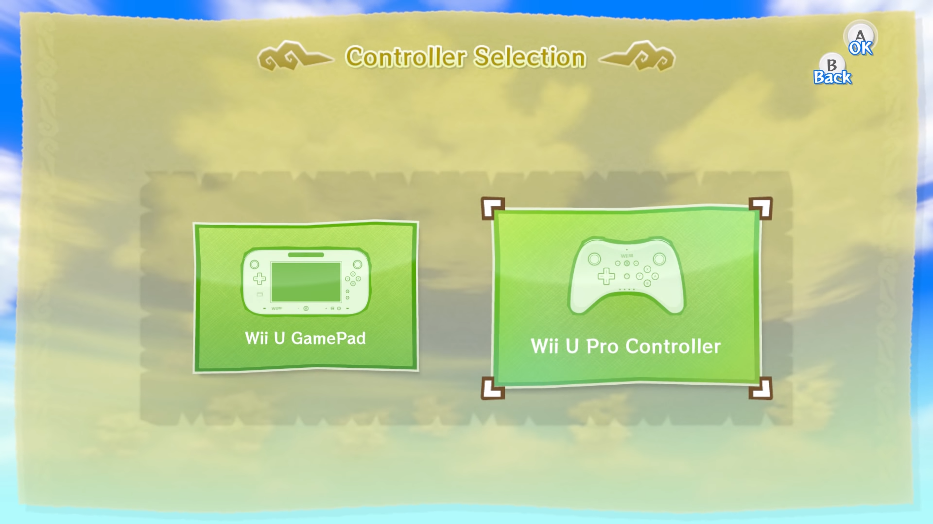 Controller Selection - Zelda Wiki