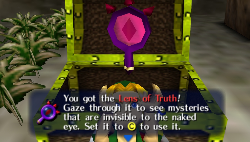 Lens Of Truth Zelda Wiki - loz oot lens of truth roblox