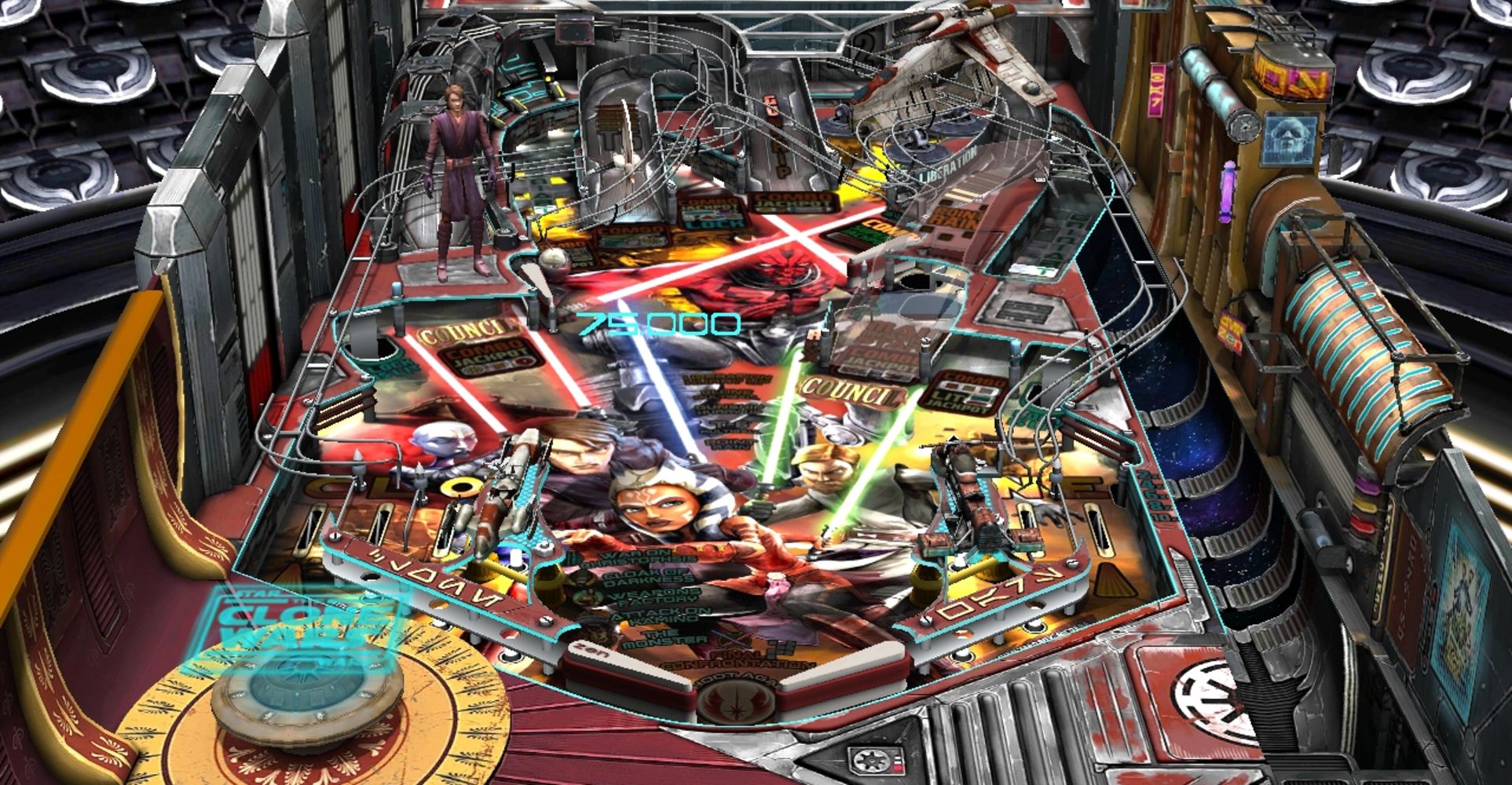 star wars pinball