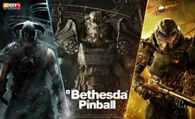 Promotional banner for the Bethesda Pinball table pack.