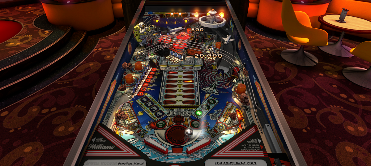 Space Station Pinball Game For Sale