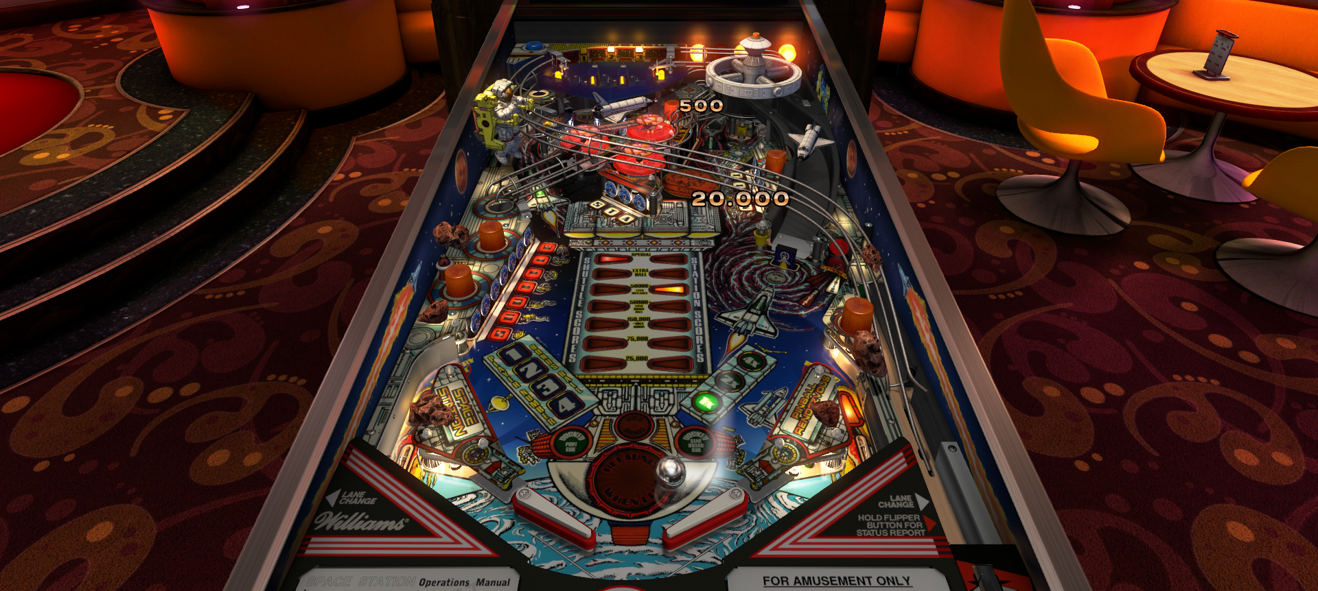 Pinball Space Adventure Game