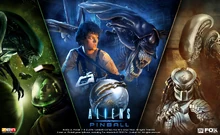 Promotional banner for the Aliens vs. Pinball table pack.
