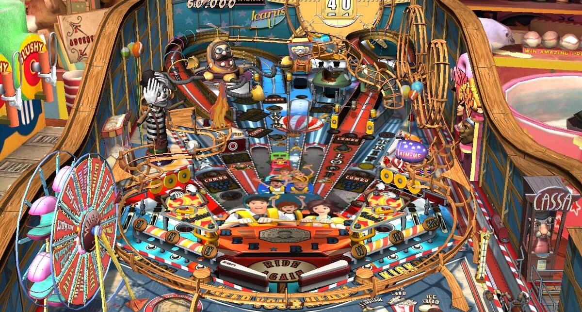 SCHYLLING Space Race Pinball Game Table Top Robot Metal