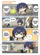 [ZZZZ] Issue 25 | Playing Catch With Banyue Shifu! Official X Post Art by @chinchilla_yeon