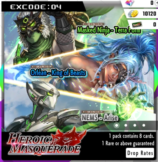 EXCODE:04 Heroic Masquerade | Zenonzard Wiki | Fandom