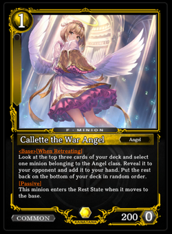 Callette the War Angel | Zenonzard Wiki | Fandom