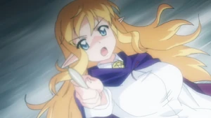 Tiffania casting her Mind Wipe spell.