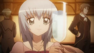 Charlotte being offered the cup laced with elvish poison.