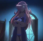 Kirche tries to seduce Saito