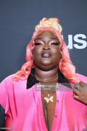Rollie at the Baddies West premiere