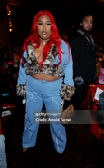 Biggie at the Baddies Midwest premiere