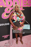 Rollie at the Baddies East premiere