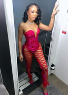 DJ Sky at the Baddies East reunion look