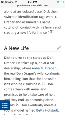 寻找要编辑的区域