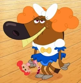 Zig disguised as Little Girl