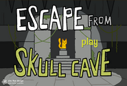 The Cave as it appears in the title screen for Escape From Skull Cave.