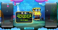 SpongeBob takes the role of teacher in the game's tutorial.