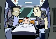 Why is Moofy in an ambulance even though she wasn’t harmed?