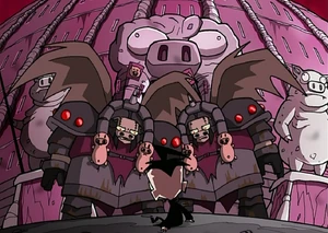 The Pig Demon Guards