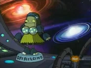 Dashboard knick-knack, hinting at female Jacker physiology.