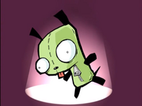 An older version of GIR (in dog suit form) from the 1999 pilot.