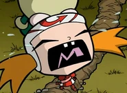 Moofy's screams were so loud that the universe including the Irken Empire could hear her!