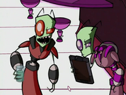 Red with that snarky face. Purple looking like he doesn’t understand a word of what he’s reading from Zim’s crazy list.