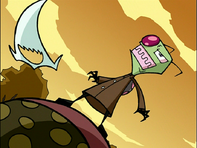 Zim out of his Disguise (Attack of the Saucer Morons)