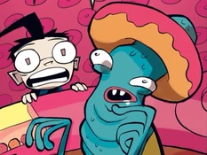 Dib with donut clerk