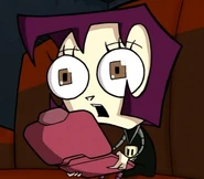 Gaz’s eyes wide open in shock.