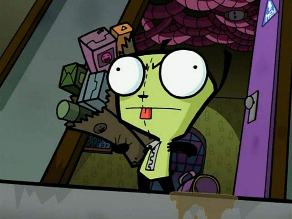 invader zim gir waffles