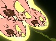 Those are some creepy flaming piggies!