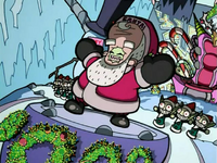 Zim as Santa