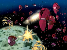 Moofy's cries destroying ships