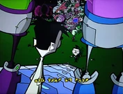 A typo in the DVD Irken subtitles, showcasing a lowercase letter 't'.