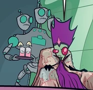 GIRT with his master, Emperor Zim.