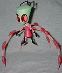 Zim figurine with add-on PAK attached.