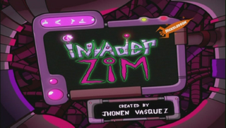 Invader ZIM Title Card