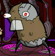 The robot gopher that Zim programmed.