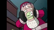 Zim as Santa
