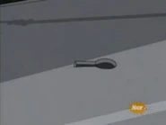 A coupling keyhole, where a planetary shell is locked or unlocked.