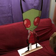 Promotional standee of Zim (possibly life sized)