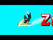 Ziraxia character - Grey on scooter