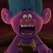 Ручеёк кричит в ужасе до его смерти