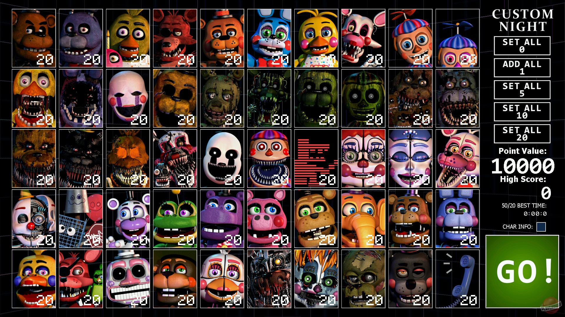 Демоны (Ultimate Custom Night) | Злодеи вики | Fandom